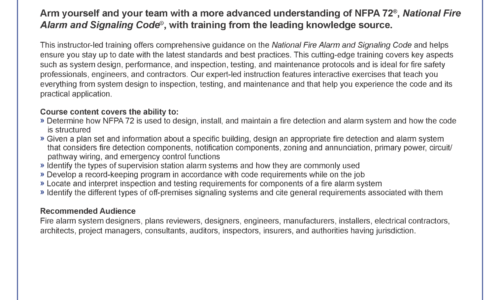 2025 NFPA 72 National Fire Alarm and signaling Code